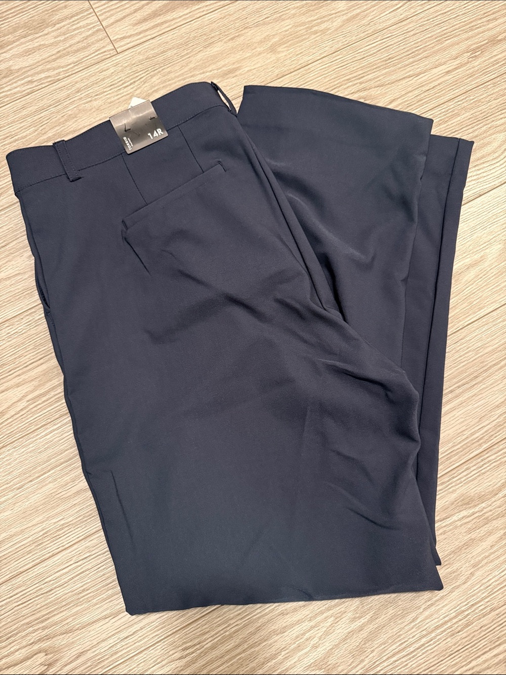 NWT Torrid Navy straight studio luxe pant